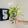 Bouquet de boules de pin elfe vert