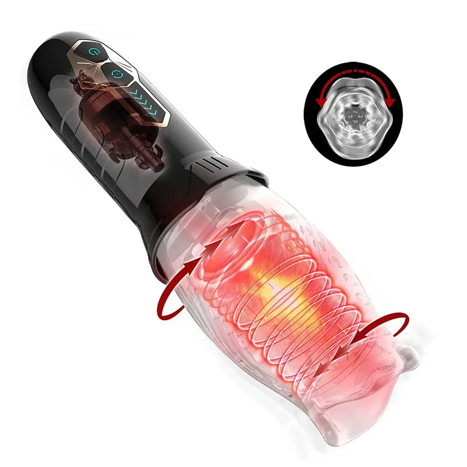 wholesale male masturbator The Male Rose 3 - Rotating - Vibrating - Thrusting Masturbator main image 1