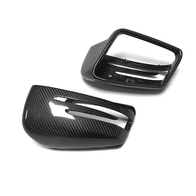 Carbon Fiber ABS Rearview Mirror Covers For Mercedes Benz A B C E S CLS CLA GLA GLK Class (2010-2019) – 2PCS - View #3