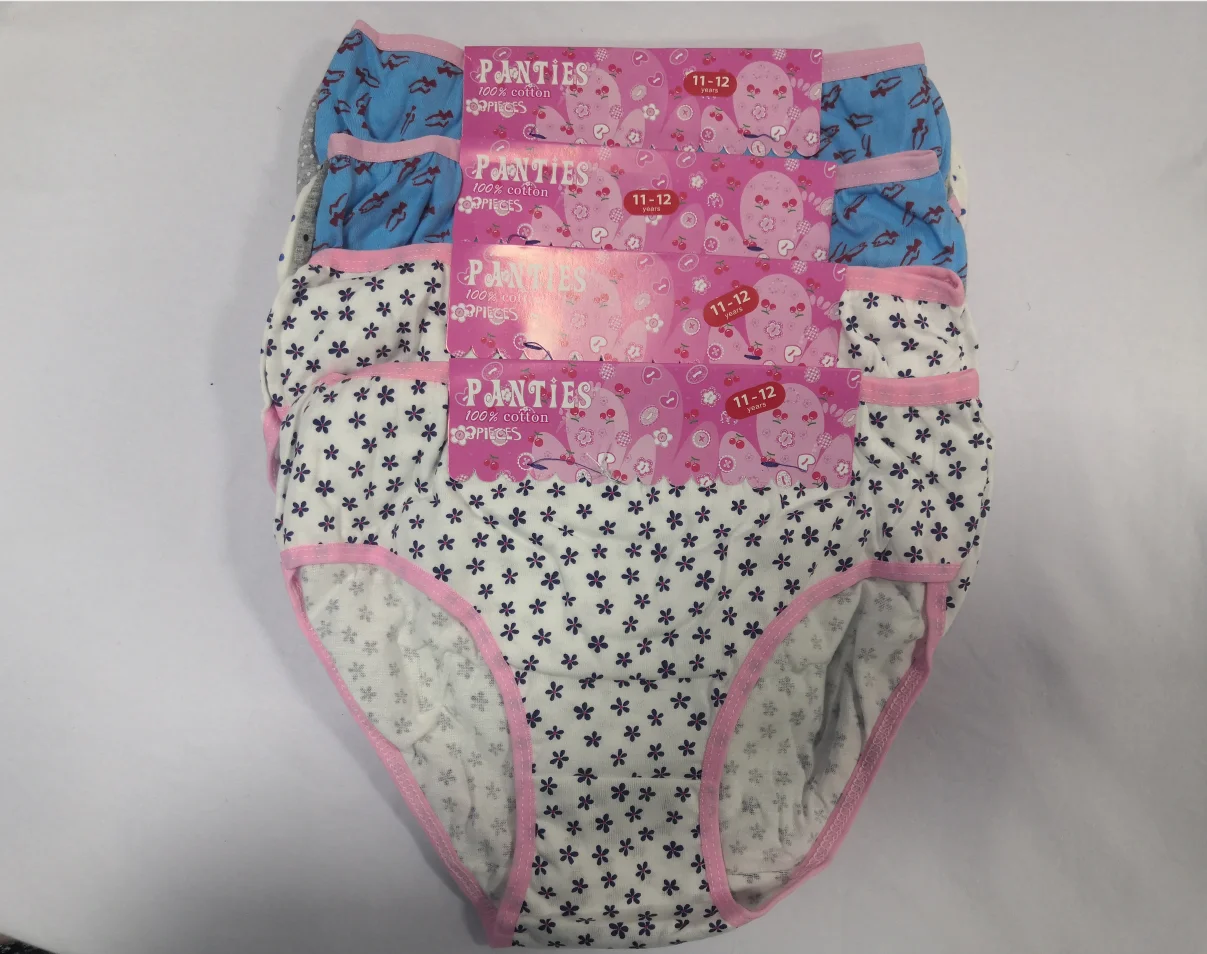 Лидер продаж, Модное детское нижнее белье по самой низкой цене от производителя, трусики для маленьких девочек (случайный выбор 12 шт.)
