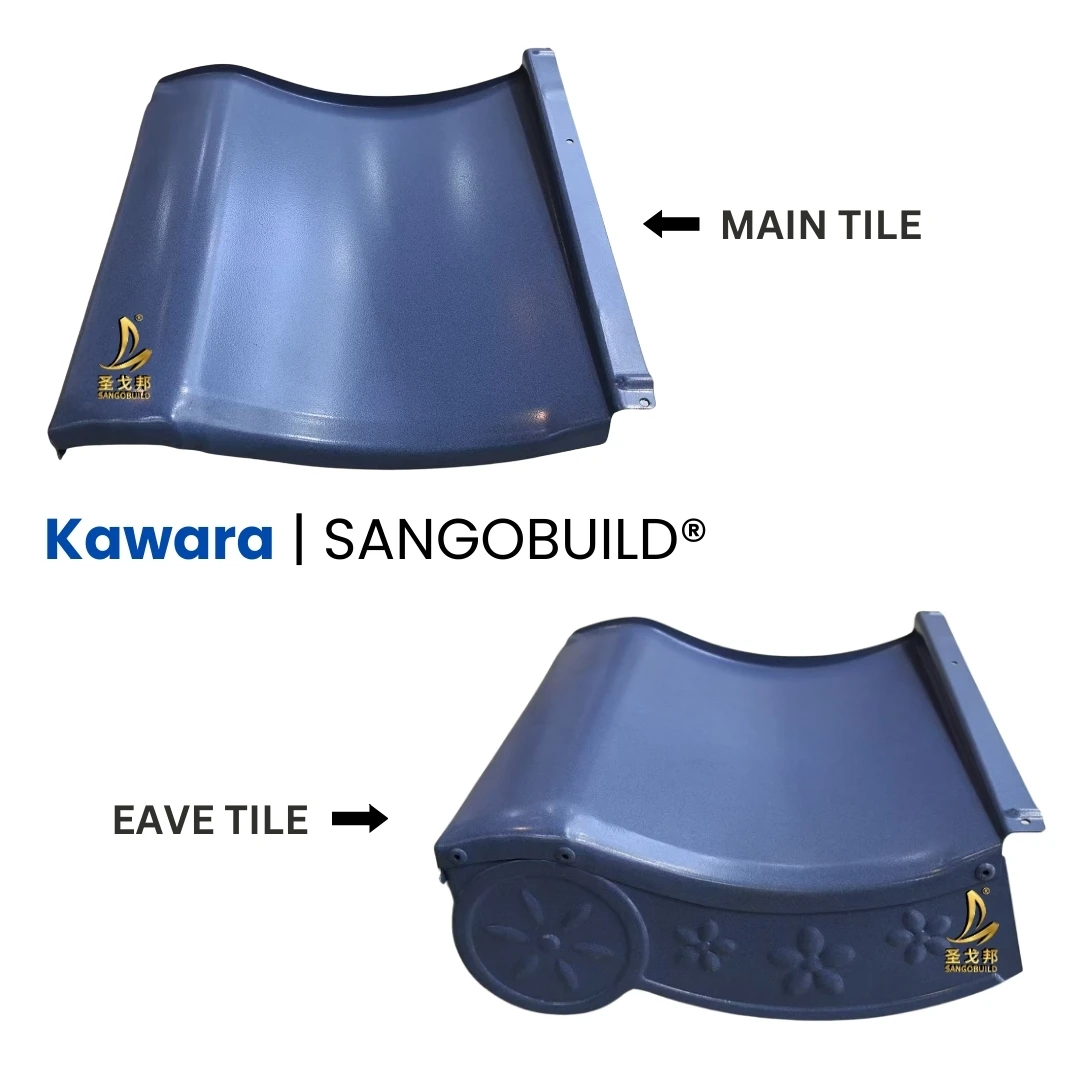 トップス KAWARA Kawara Roof Tiles - Durable, Stylish Japanese Metal Roofing