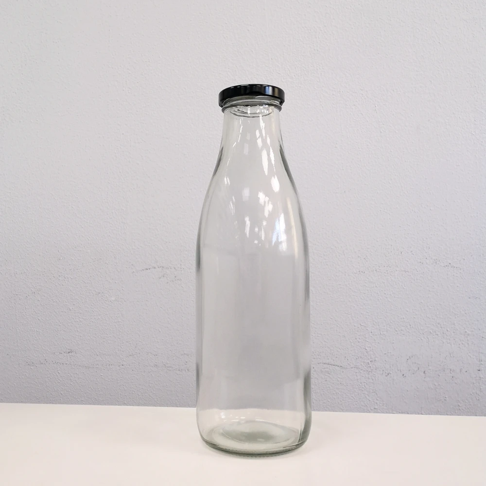 150ml 300ml Airtight with Lid Juice Glass Jars Milk Glass Bottle square Uice Drink Glass Bottle