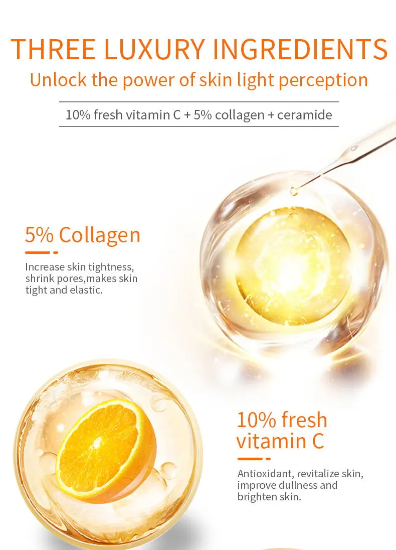 Dr Rashel Vitamin C Facial Serum Whitening Face Oil Face Care