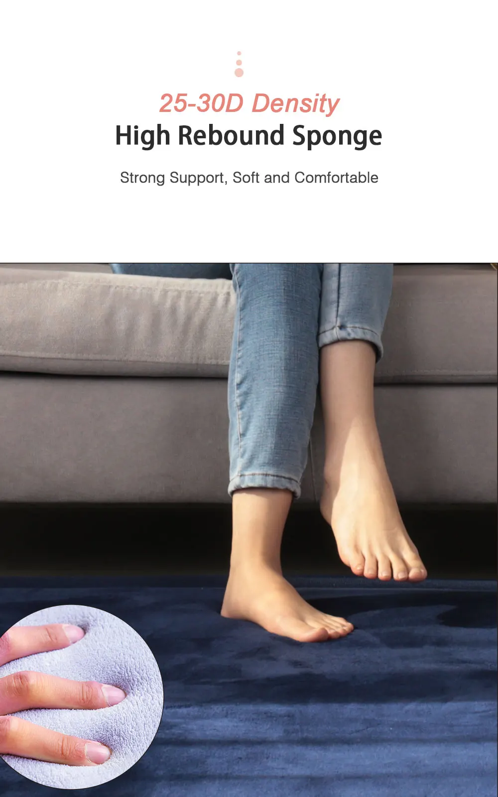 Saien Memory Foam Tatami Rug Children's Play Mat Baby Crawling Carpet Floor Mat For Bedroom