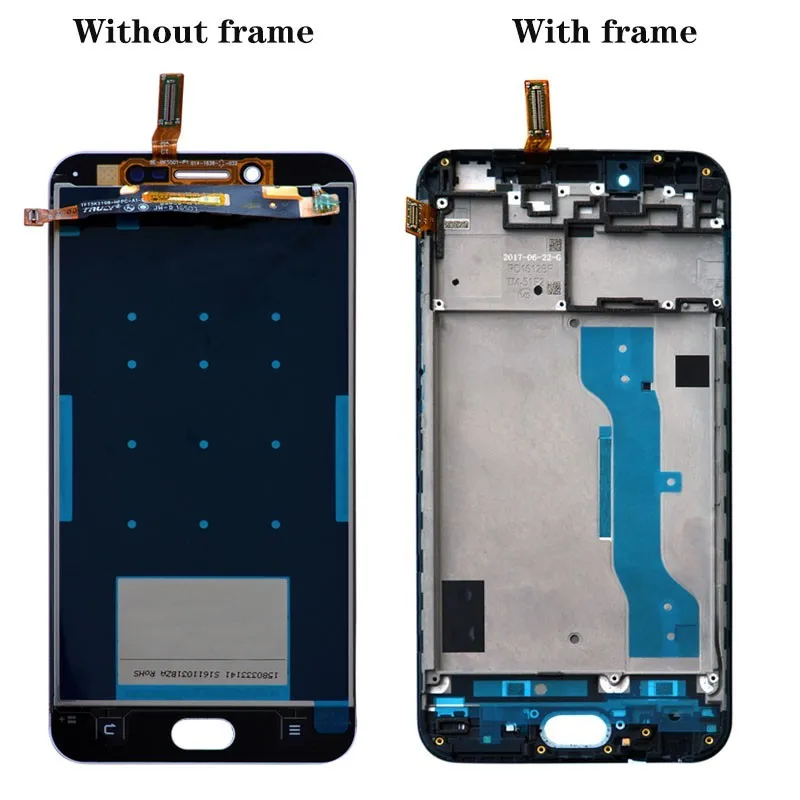 Cheap Cell Mobile Phone pantallas de celulares Digitizer Touch and LCD Screen For vivo V5S V5 lite LCD display