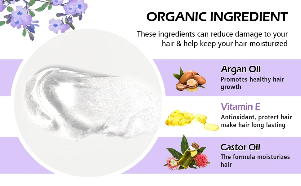 All Natural Argon Oil Edge Control Set Private Label Customize Buy All Natural Edge Control