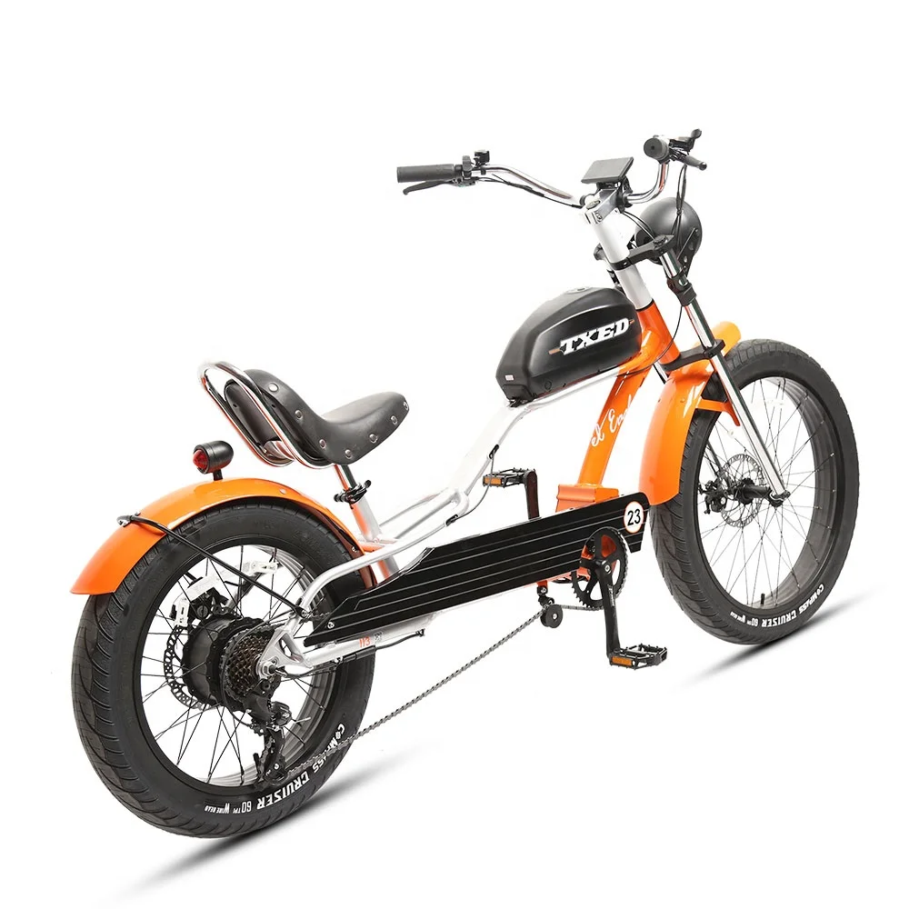 TXED Long Tail Bike Frame Fat Bike Tire 26x4.0 26 Inch 500w 750w Electric Chopper Bike TXED Long Tail Bike Frame Fat Bike Tire 26x4.0 26 Inch 500w 750w Electric Chopper Bike