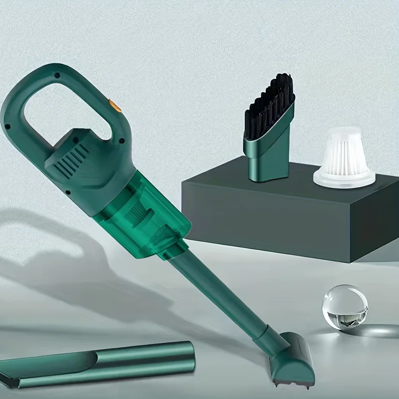 手持式无绳真空吸尘器，无绳充电轻型便携式迷你大功率家用干湿两用汽车真空清洁