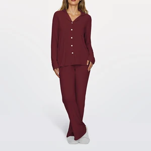 Christmas Womens Pajama Set Lenzing Modal Pijamas Sleepwear Pyjamas Soft Lounge Sleep Set Ladies Loungewear