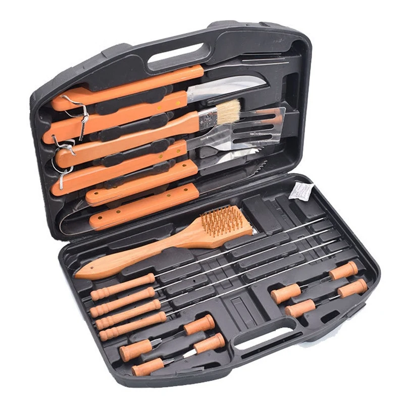 18 pcs bbq tools set stainless