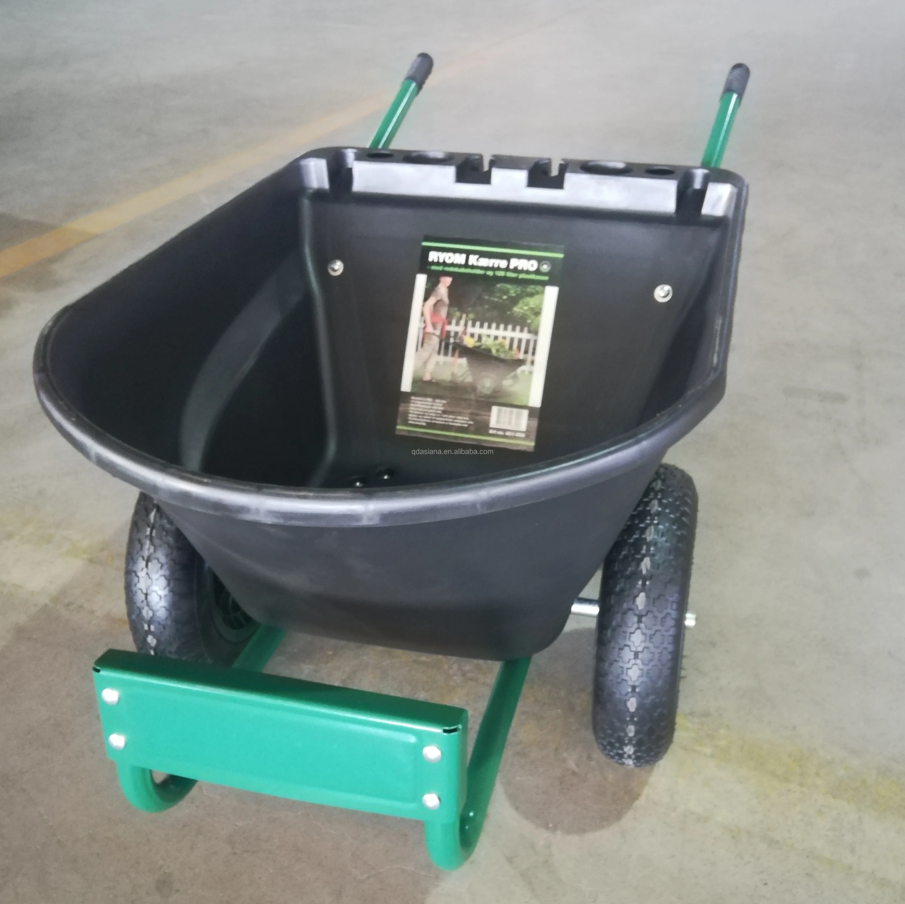 7 Cuft. Poly Tray Dural Wheel Barrow,,Canadian Wheel Barrow,Garden ...