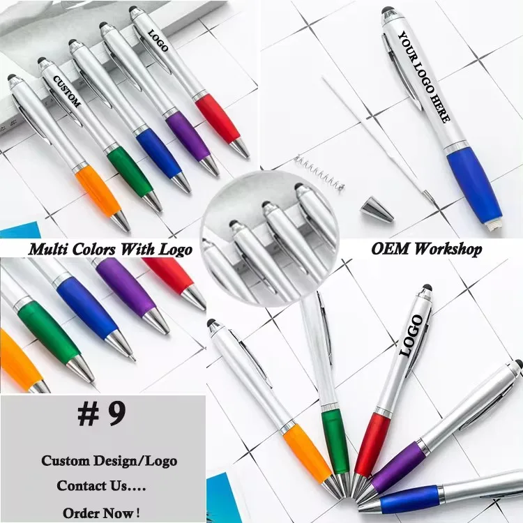 Custom Plastic Metal Custom Ballpoint Pen