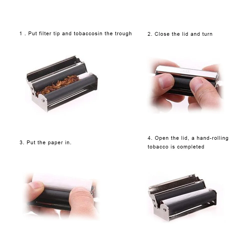 2022 Design Automatic 7.5x2.1x2.8cm Tube Maker Electric Commercial Industrial Cigarette Rolling Machine