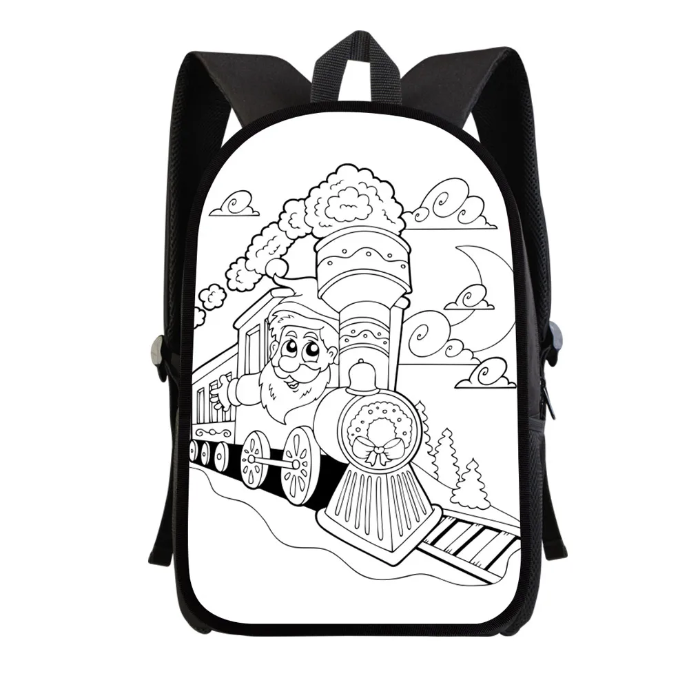 Cartoon Characters Diy School Bag Drawing Backpack Coloring For Children -  Buy Diy School Bag,Drawing Backpack,Backpack Coloring Product on 