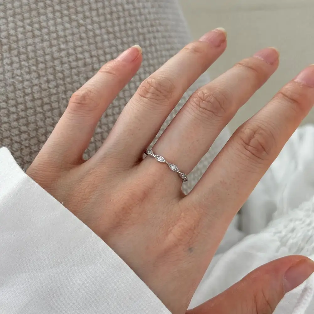 KAKODIY Fashion Evil Eye Open Girls Ring Women Wedding Engagement 925 Sterling Silver Ring detail 7
