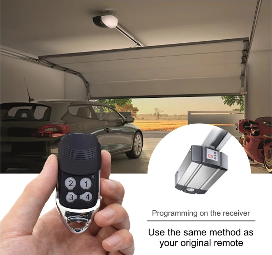 For Liftmaster B&d 4335e 4330e 4332e 4333e Garage Door Gate Remote ...