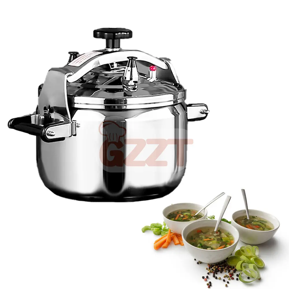COMMERCIAL INDUSTRIAL QUICK POT STAINLESS STEEL SANDWICH BOTTOM PRESSURE COOKER