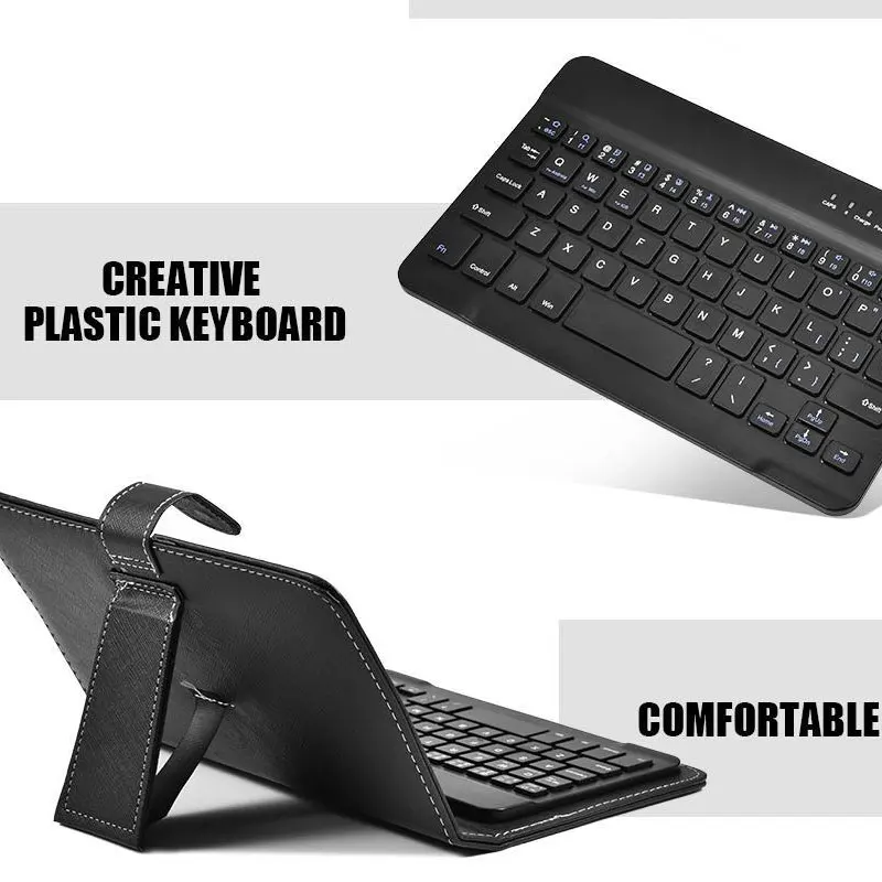
Universal Wholesale price PU Leather Flip Tablet Case keyboard Case For Android For ipad For Samsung 7 8inch with stand 