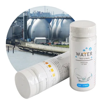 Caped Manufacturer Supply Industrial Use H2o2 0-1000 Ppm Water Test Strips  Water Quality test Kit