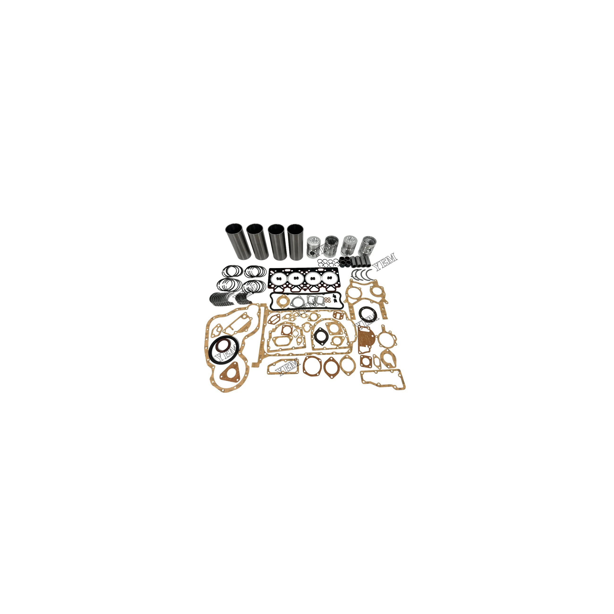 4.236 Cylinder Liner and Gasket Kit With Bearing Set for Perkins Universal Engine Parts