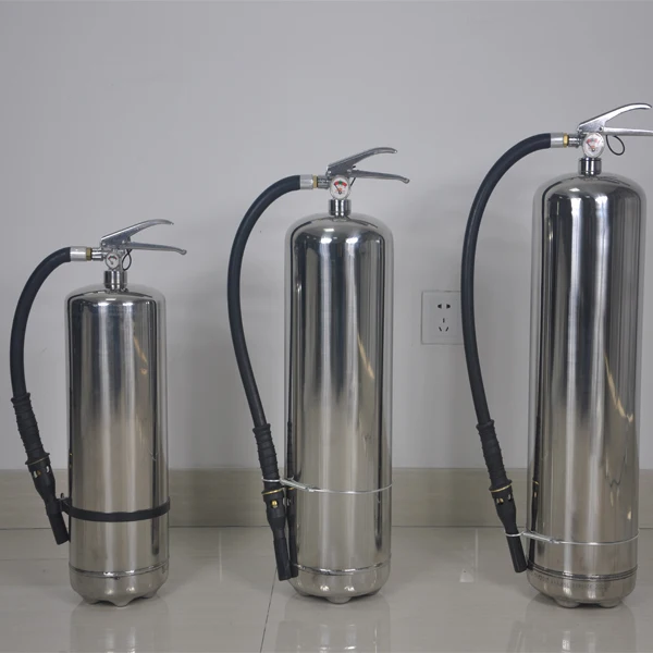 ANSU Empty 6L/9L Stainless Steel SUS304 Fire Extinguisher Foam Water Type Refill Fire Fighting Extinguisher