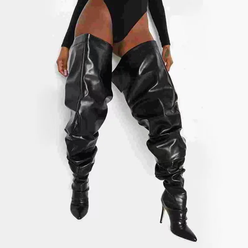 Buy thigh high baggy boots Shop Black Friday