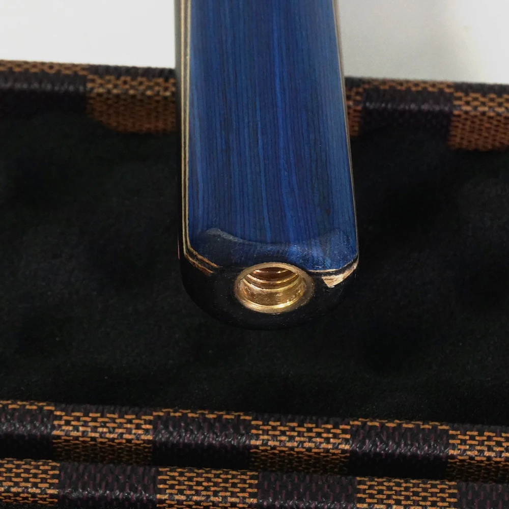 Handmade Custom 3 / 4 Jointed Pool Cue High Quality 9-10mm Head Ebony Solid Wood Cue with Snooker Cue Case