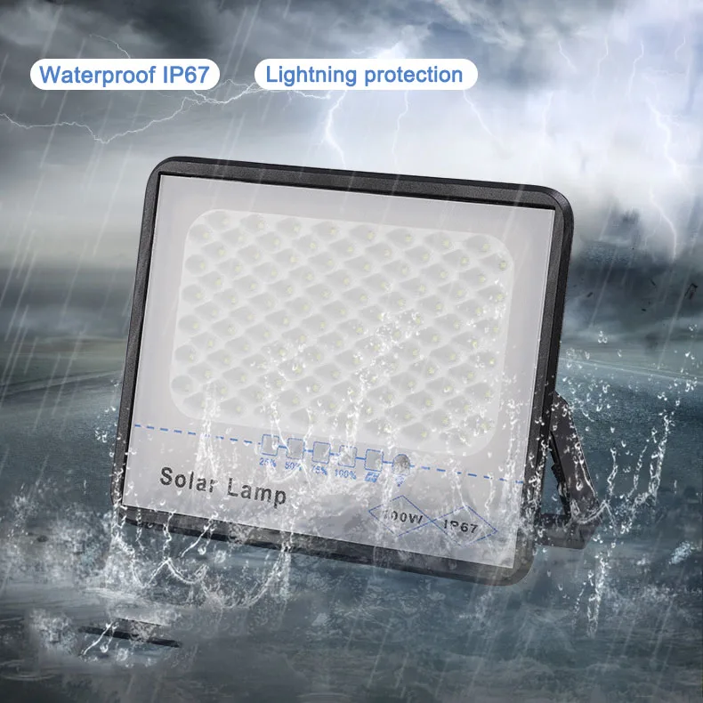 Наружный прожектор на солнечной батарее, отражатель 1000 Вт, 600 Вт, 500 Вт, 400 Вт, 300 Вт, 40 Вт, 60 Вт, 100 Вт, 200 Вт, светодиодный прожектор на солнечной батарее