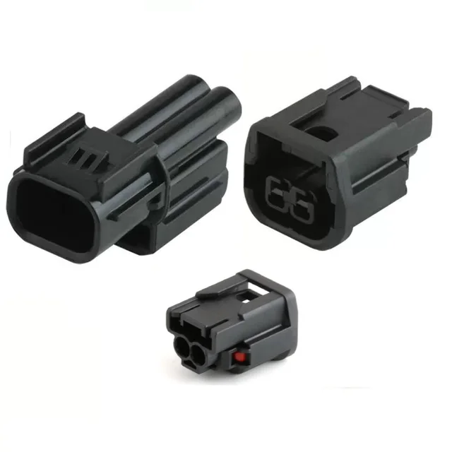 2Pin 6189-7408 6181-6851 Copper Auto Connector Male Female Waterproof Fog Light Wire Cable Sockets