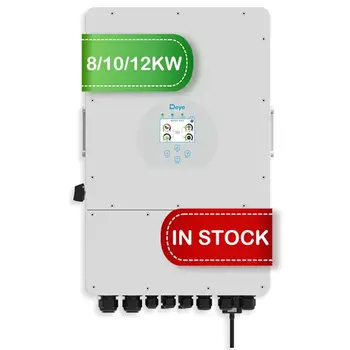 IEC Certification SUN-12K-SG04LP3-EU/AU Deye 12Kw Hybrid Solar Inverter 10Kw 8Kw 10Kva inverter