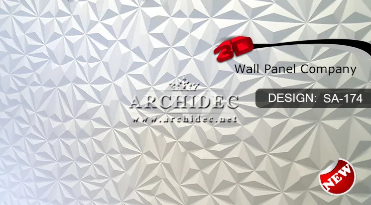 High Quality Modern Pattern 3d Wall Panel European Style Restaurant Flower 3d Wall Design  Decoration