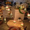 Sapin de Noël + bonhomme de neige 2M 10 lumières