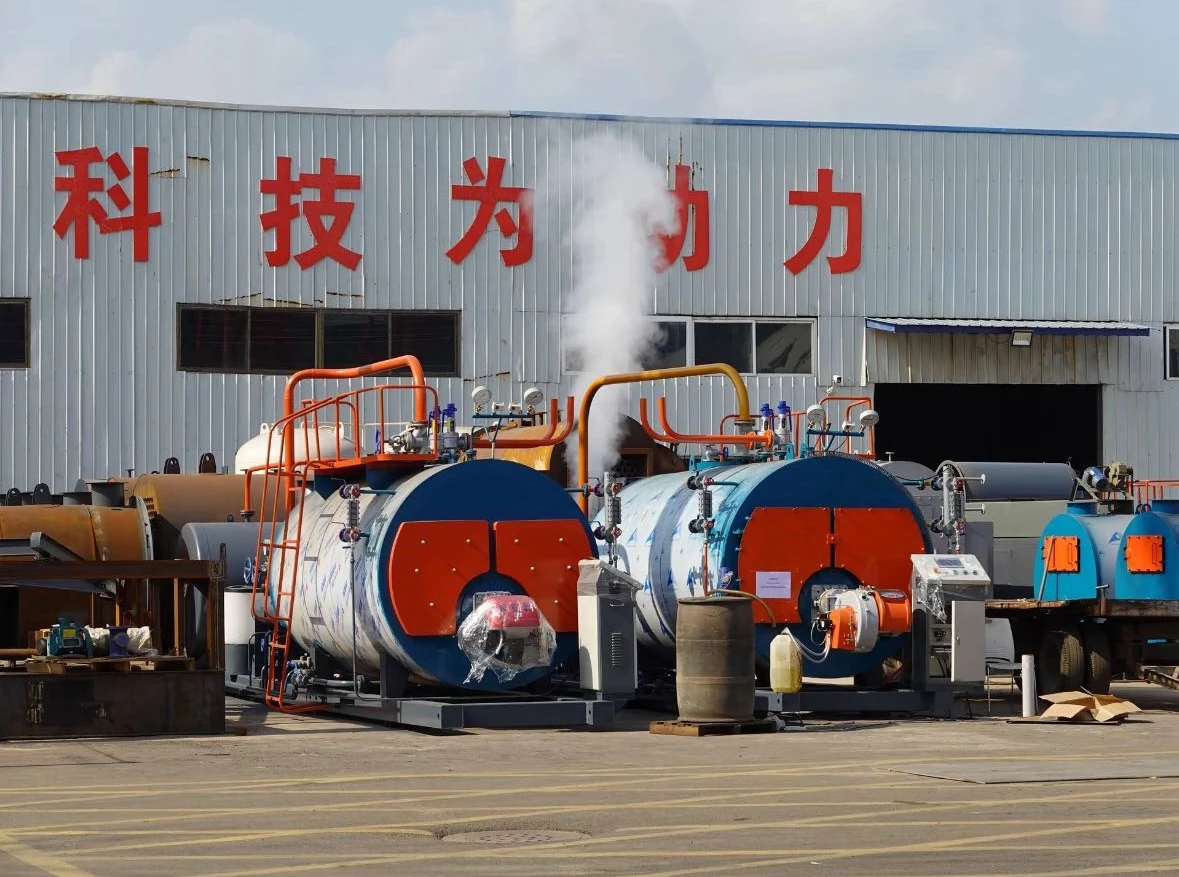 Steam Boiler Price Horizontal Ton Tph Fire Tube Three Pass Wet Back Oil  Gas Fired Boiler for Rubber Industry