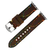 Fibbia marrone scuro-argento K009S