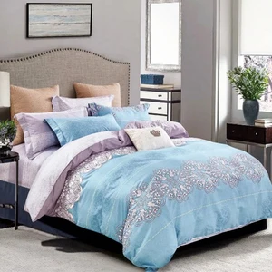 Factory Direct Sales Customized Printed Luxury Comforter Cotton Bedding Duvet Cover Set