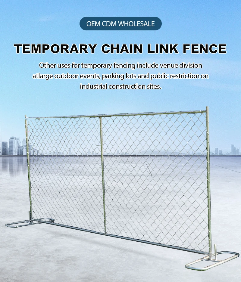 American Standard Temporary Fence Panel/portable Chain Link