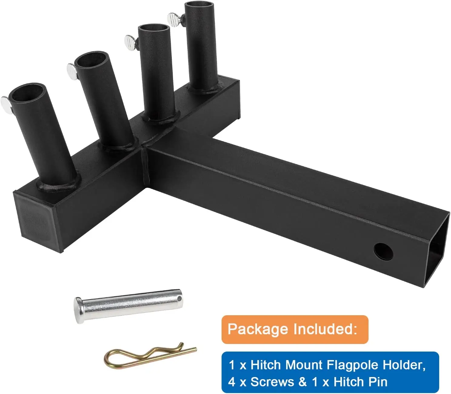 Aste Bandiera Telescopiche 3 Pezzi - Pennone In Acciaio Inox 1,6 Metri Con Clip Per Campeggio - Foto 5