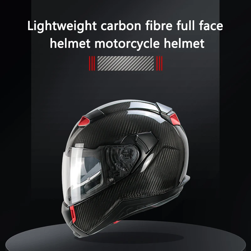 High Quality Dot Ece Approved Motorcycle Helmet Carbon Fiber Full Face