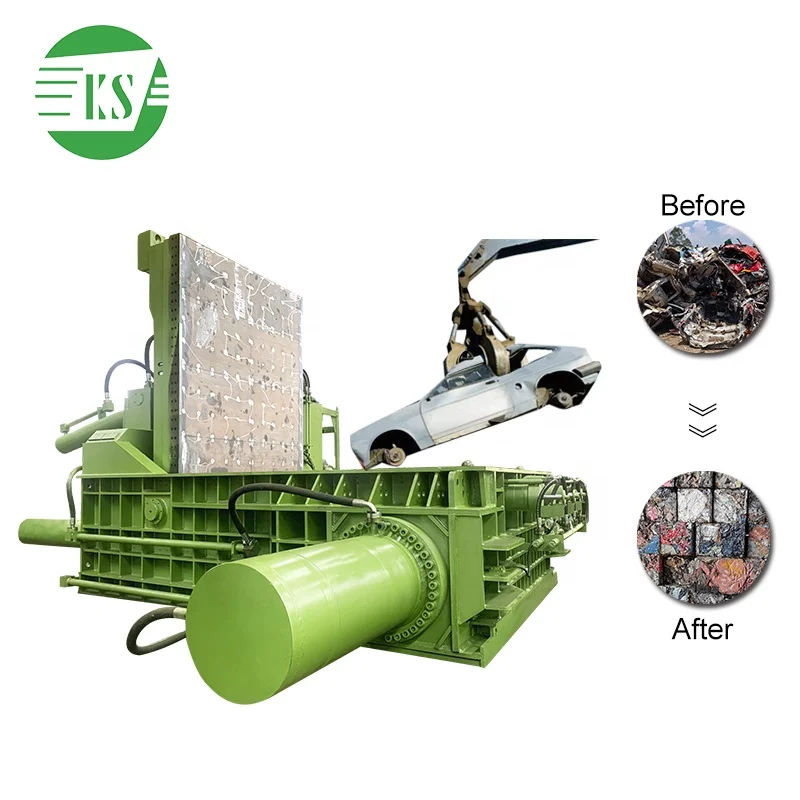 Hot Sales Y81-400T hydraulic scrap metal used car recycling baler press machine details