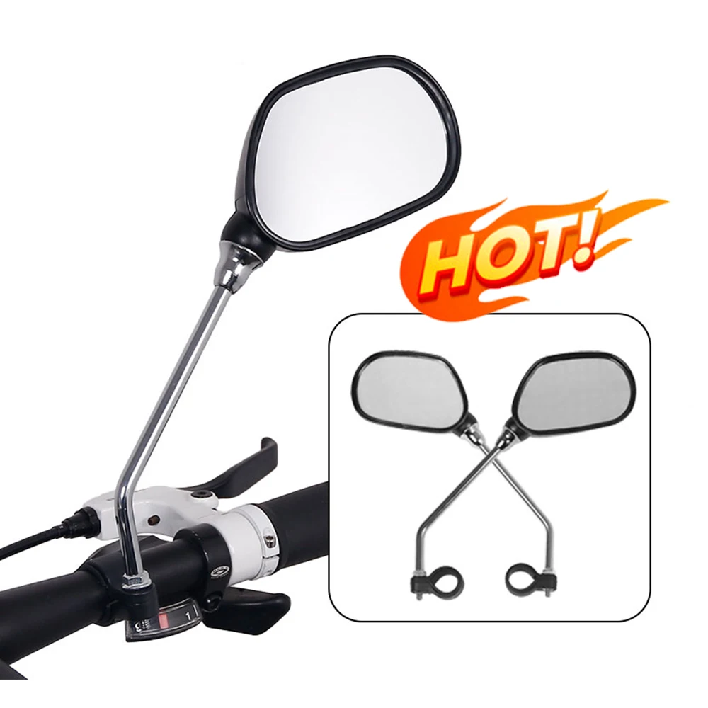 Ridefixing MTB Bike Wide Range Rear Sight Reflector Adjustable Skuter tax-Xellug E Bike Mirror Bicycle Handlebar Mirror tal-Ħarsa ta 'wara