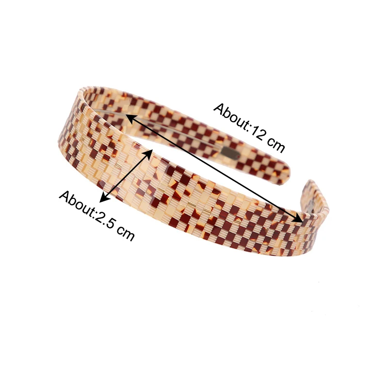 Korean Tortoise Shell Acetate Hair Ties - Retro Style