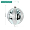 Silver striped ball 15cm