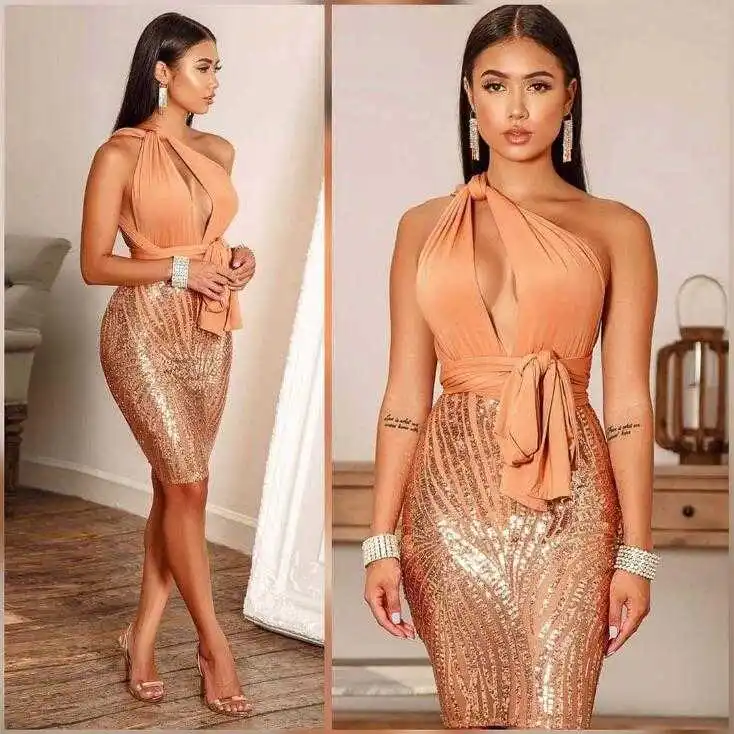 GIGI  Chân váy mini phối sequin lấp lánh