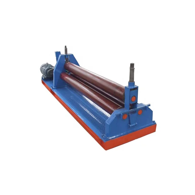 small 3 roller prebend sheet metal bending rolling machine with ce