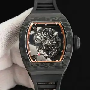Openwork Design Luxury Business Casual Mechanical Men's Watch High Quality Luminous Fashionable Trendy Sports Waterproof Watches