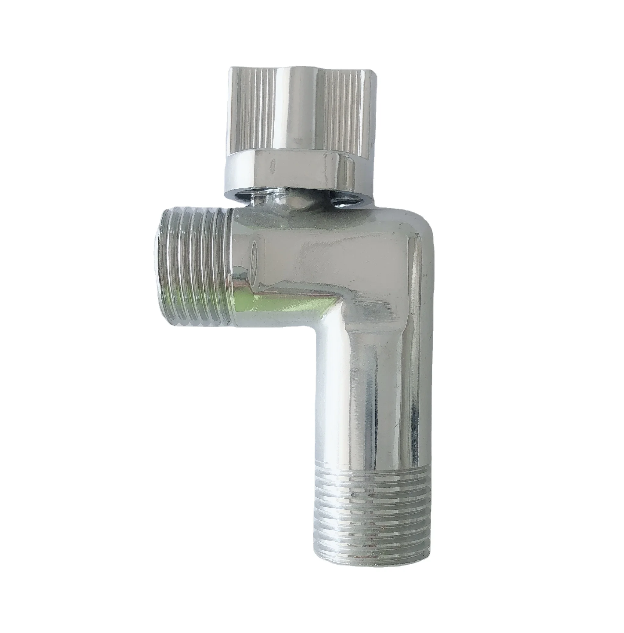 Brass angle valve plastic handle for water