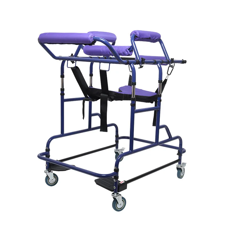 Adjustable walker high-quality carbon steel walker hemiplegia rehabilitation rollator-121015