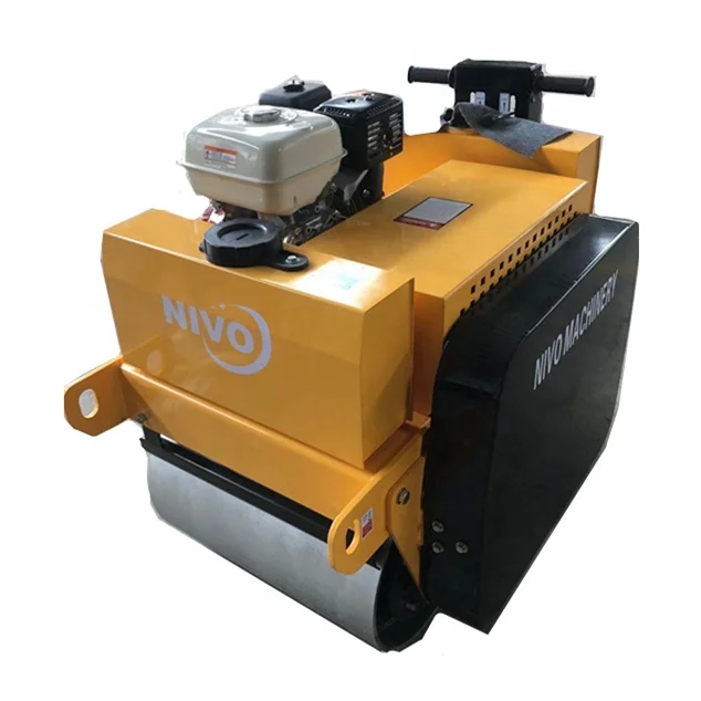
Мини-дорожный каток Nivo YND550, 550 кг, тонны, двойной барабан, Вибрационный дорожный каток, Уплотнительная Машина и детали 