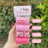 talco rosa fragante no fragante mixto 4 rollos 80 bolsa 1,25 seda