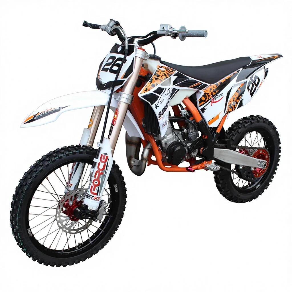 2019 KOSHINE XN85 2 Stroke 85CC Motocross Dirt Bike - Kick Start
